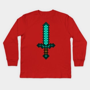 Diamond Sword Kids Long Sleeve T-Shirt